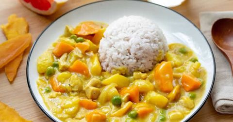 素食咖哩飯
